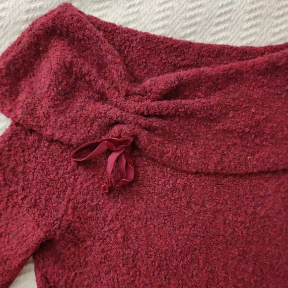 Moda International Merlot Cowl Neck Sweater - Picture 2 of 9